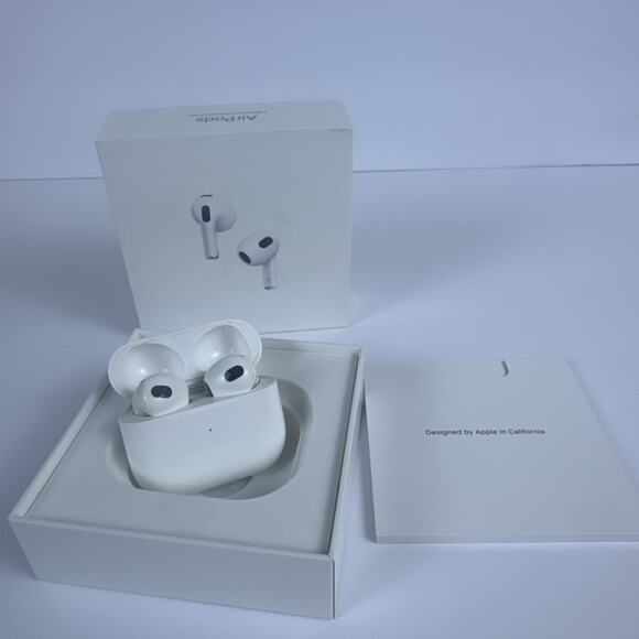 Apple AirPods (3rd generation) with Lightning Charging Case MPNY3AM/A - White - Picture 2 of 8